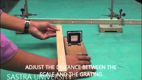 Experiment - Laser Grating-Determination of Wavelength of Given Laser Source