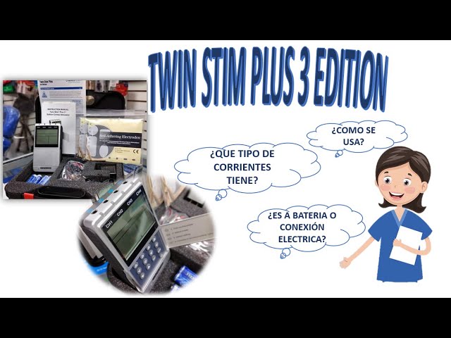 Electroestimulador Muscular Portátil Twin Stim Plus