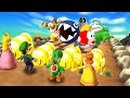 Mario Party 9 Minigames - Peach vs Luigi vs Yoshi vs Daisy (Master Cpu)