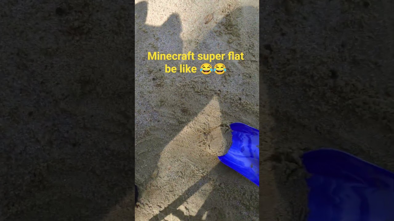 Minecraft super flat be like 😂😂😂