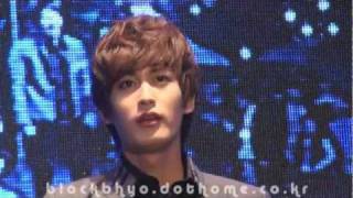 111015 블락비 재효 ment