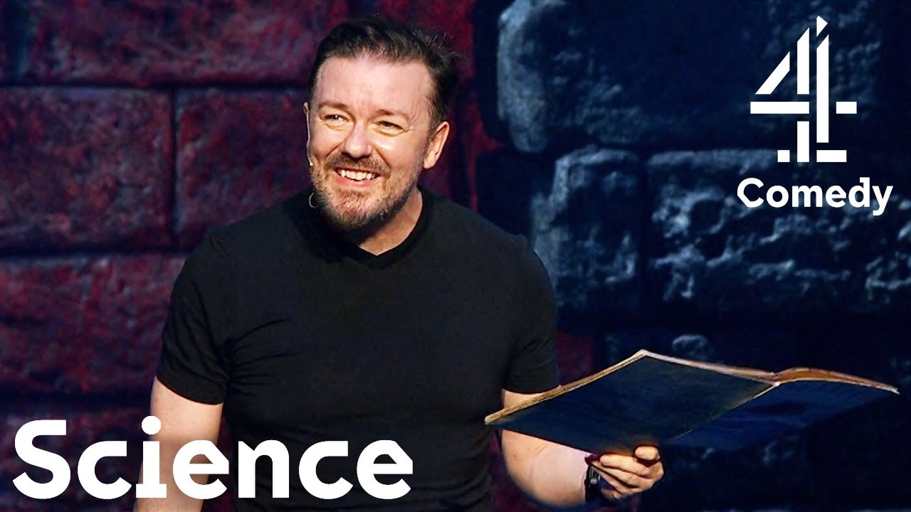 Ricky Gervais Tries to Read Noah's Ark | Ricky Gervais: Science - YouTube