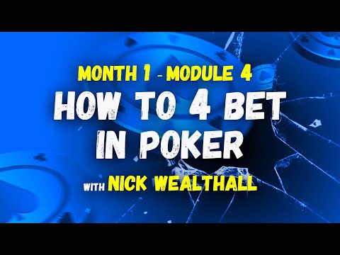 BPC #5: How to 4 Bet in Poker 