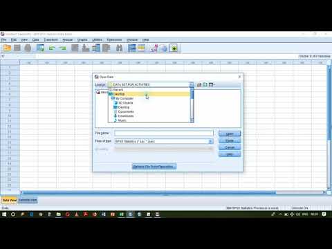Video: Bagaimana cara mengimpor data dari Excel ke SPSS?