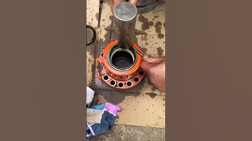 Quá trình tháo xy lanh máy múc và thay gioăng phớt #maymuc #gioangphot