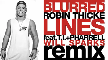 Robin Thicke feat. T.I. & Pharrell Williams - Blurred Lines (The Remixes) (2013 / CDS)