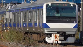 常磐線 E531系K476編成 523M 普通 いわき行き 泉駅2番線に到着