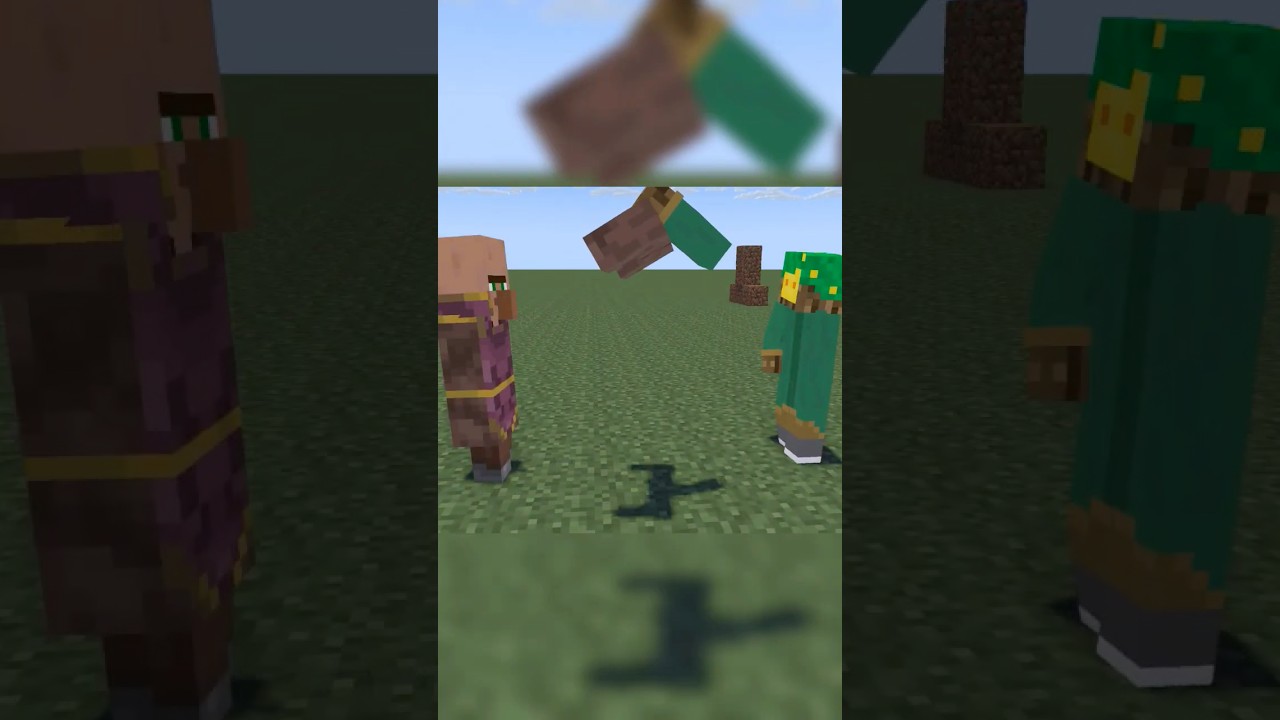 we are animated now #shorts#minecraft #animation #villager
