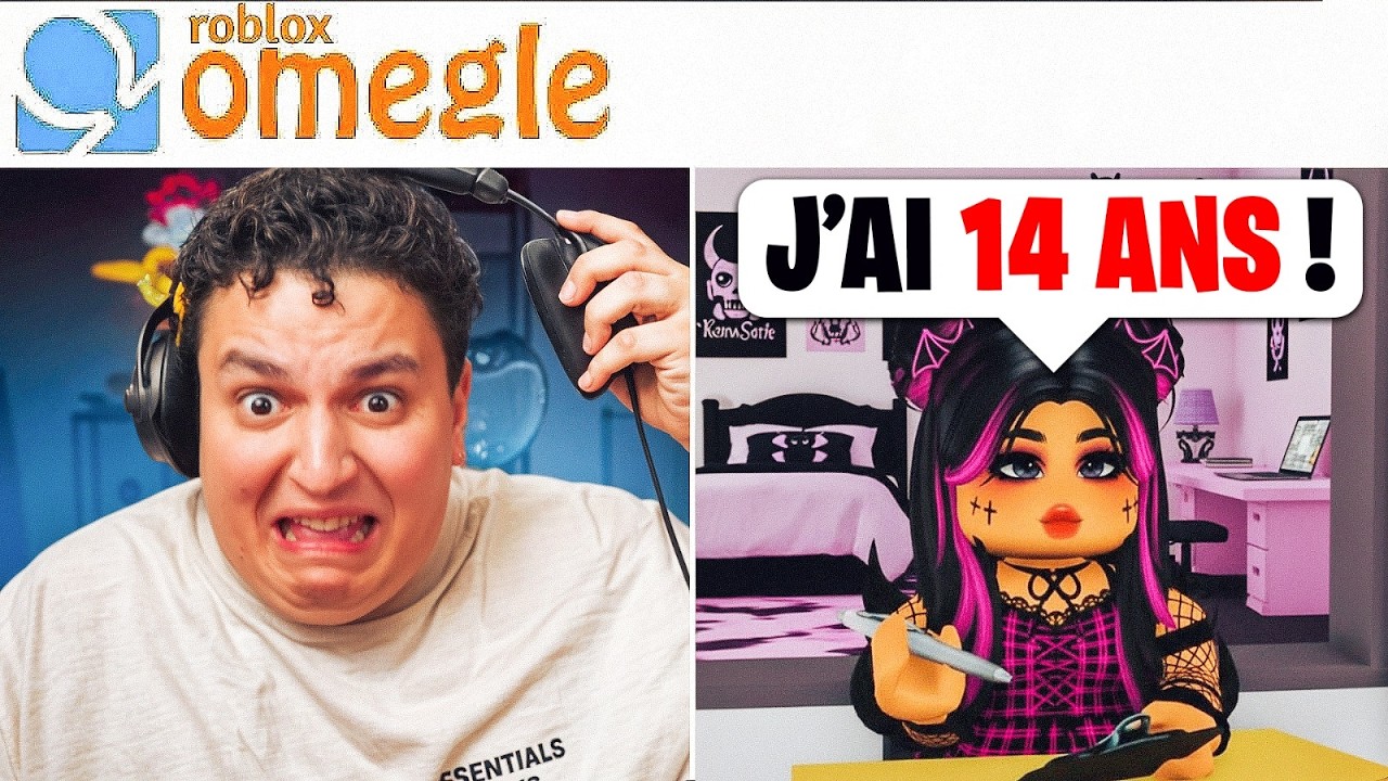 JE TOMBE SUR DES DETRAQUES SUR OMEGLE ROBLOX 😭
