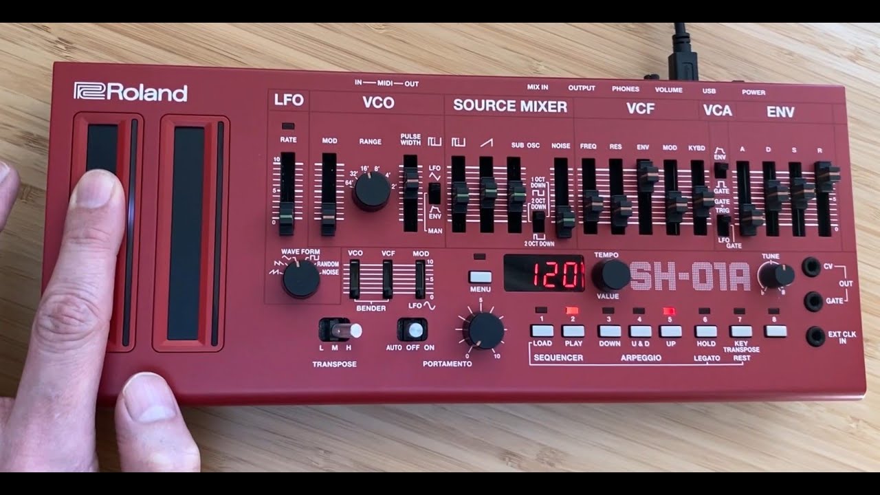 Roland SH-01A 赤 中古品】ROLAND Boutique SH-01A Synthesizer