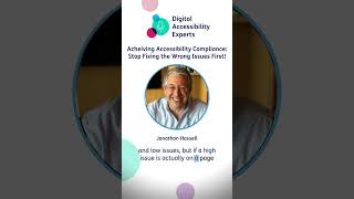 Not Every Accessibility Issue Should Be Fixed First #Accessibility #WCAG Guide
