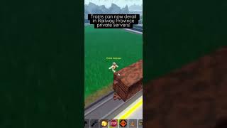 Trains Can Derail In Railway Province Now