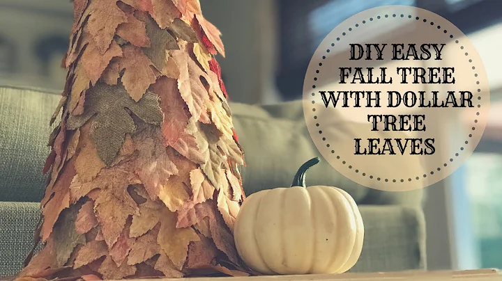 DIY DOLLAR TREE EASY FALL DECOR 2018|FALL LEAF TREE