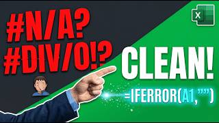 The Only Excel IFERROR Tutorial You Need (Data Cleaning Secrets)