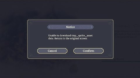 Fix sword of convallaria unable to download tmp_sprite_assetdata  Return to the original screen pc