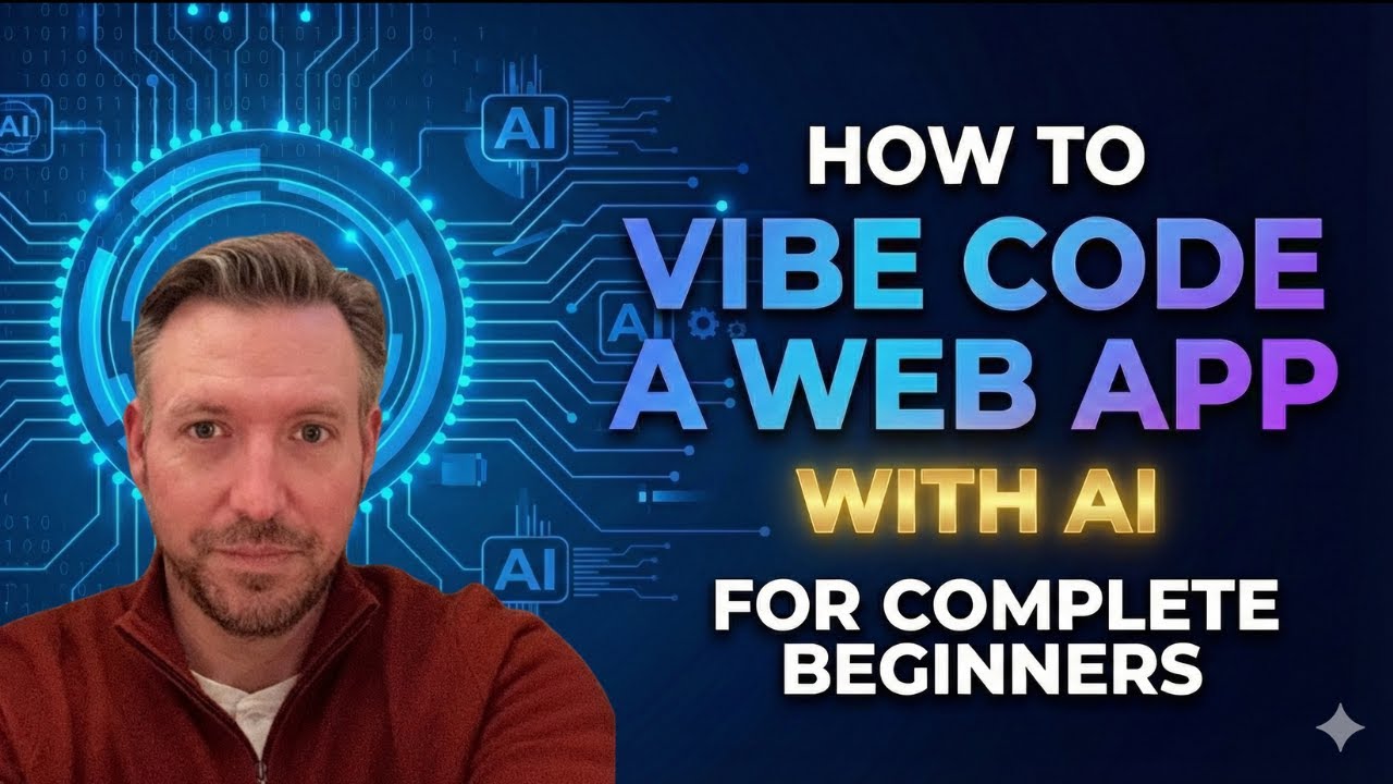 Vibe Coding a Web App with AI for Complete Beginners Part 1 - YouTube