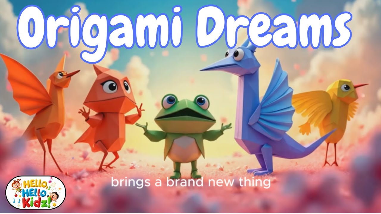 Origami Adventure Song : Try origami to create your imagination