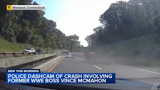 Police video shows Vince McMahon's 100 mph car crash in Connecticut