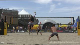 2017 AVP Huntington Beach Open Lorenz & Roberts vs Brunsting & Frishman