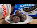 3ingredient nutella truffles  dished shorts