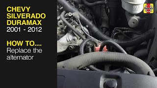 How to Replace the alternator on the Chevy Silverado Duramax 2005 How I Change The Alternator On My 2005 Chevy Silverado
