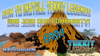 How to Install TECHNIC LAUNCHER and setup TEKKIT LEGENDS! Wealth