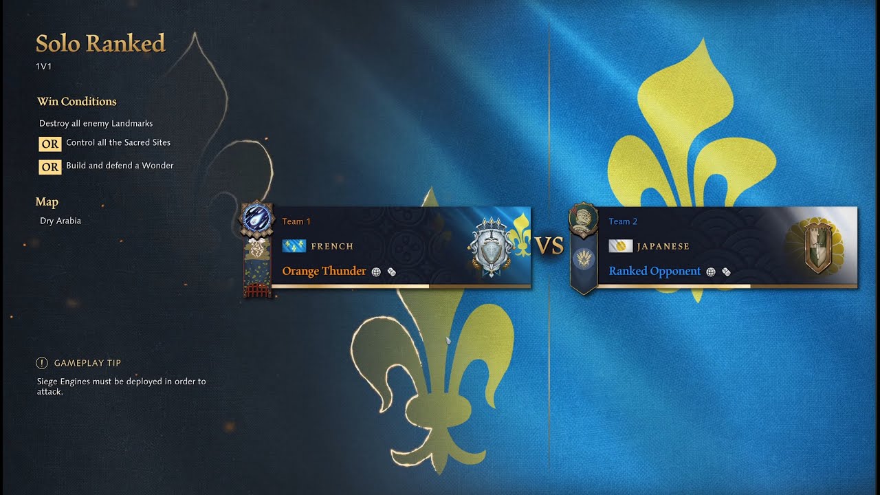 Age of Empires 4 Quest from Platinum to Conqueror! French vs Japanese! Season 12