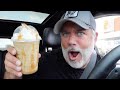 TRYING STARBUCKS FUNNEL CAKE FRAPPUCCINO!