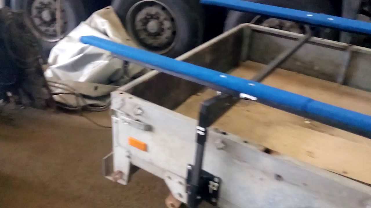 Стапель для перевозки ПВХ-лодки - YouTube