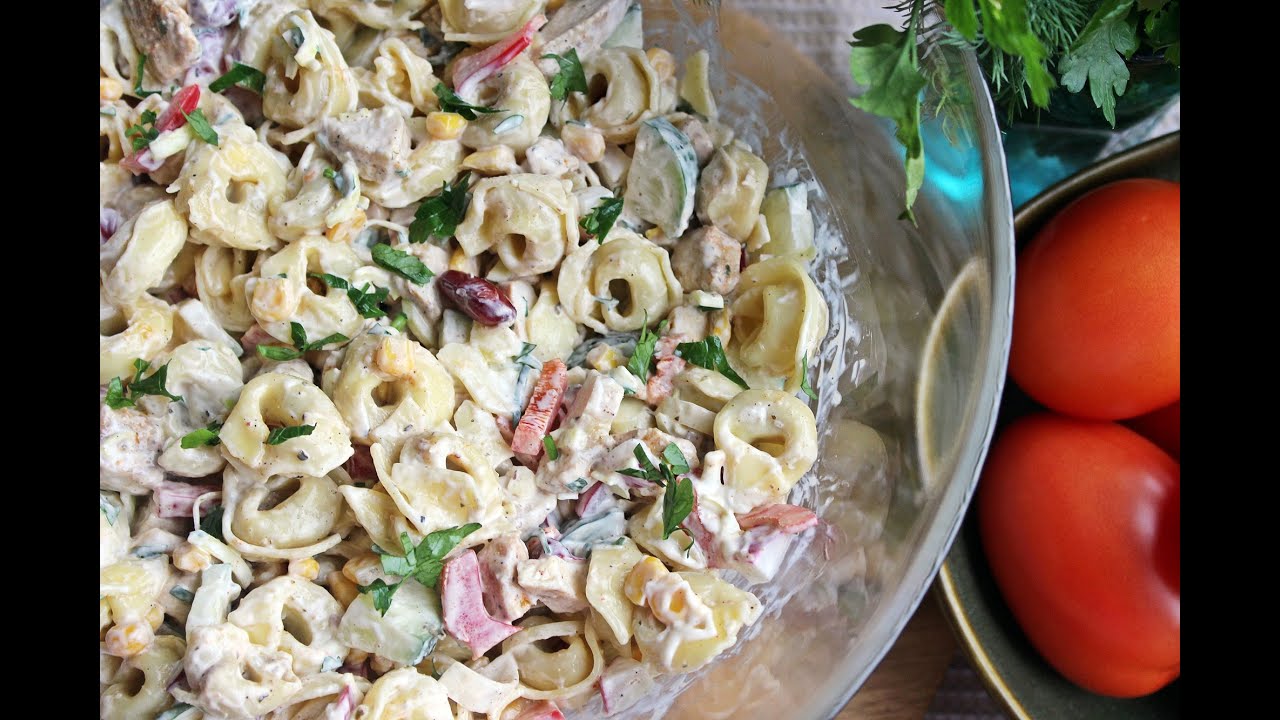 WIOSENNA SAŁATKA Z TORTELINI #salad #sałatka #diner #obiad #przepis