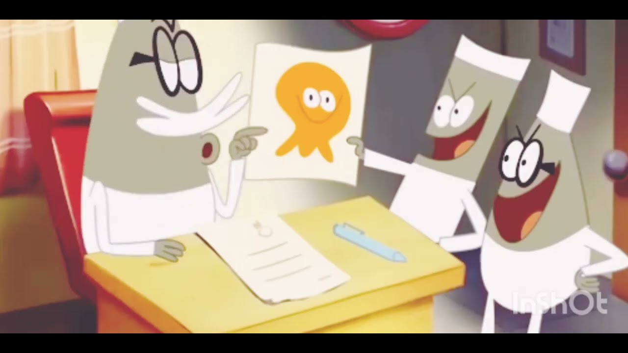 Funny cartoon video on strict boss and two lazy employee.