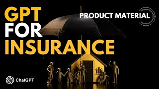 Chatgpt For Insurance Ai For Insurance Products Use My Docs To Create Training For Insurance
