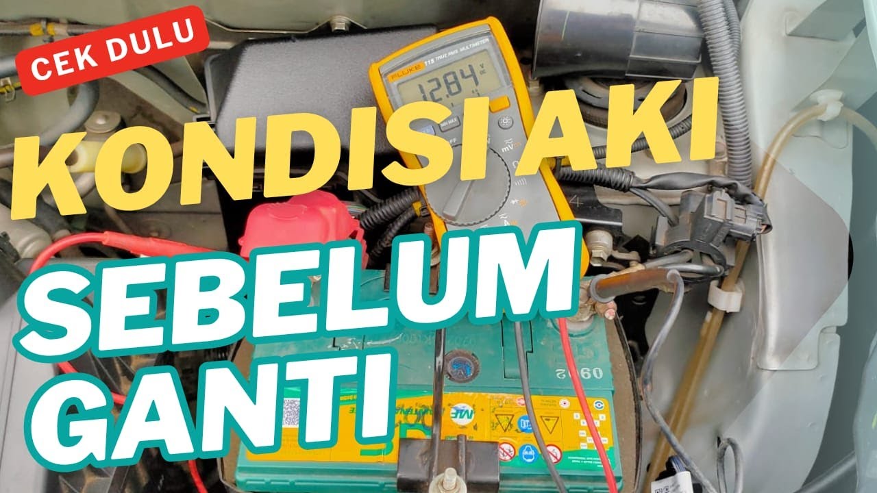 CARA CEK KONDISI VOLTASE AKI, SAAT STATER, DAN PENGISIAN PADA MOBIL DENGAN MULTIMETER DIGITAL