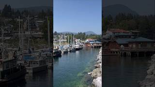 Enchanting Gibsons: A Hazy Day in Sunshine Coast ☀️ #britishcolumbia #wildfires #canada