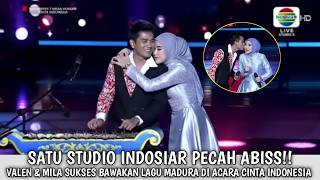 Satu studio 5 pecah!!Detik detik Valen dan Mila bawakan lagu Madura sukses bikin penonton bersorakan
