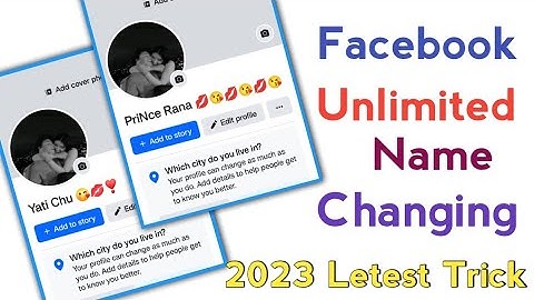FACEBOOK UNLIMITED NAME CHANGING + EMOJI ID TRICK 2023 LETEST VIRAL TRICK BY TIG MAKER