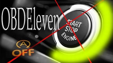 Start And Stop Disable - OBDEleven  # easy #obdeleven #golf7 #startstopturnoff