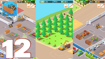 Idle Forest Lumber Inc: Timber Factory Tycoon - Gameplay Walkthrough Part 12 (iOS, Android)