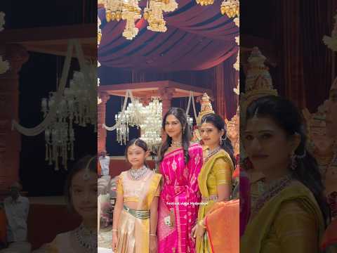 Allu Sneha Reddy attended Friends family wedding in Hyderabad #allusnehareddy #wedding #ytshorts