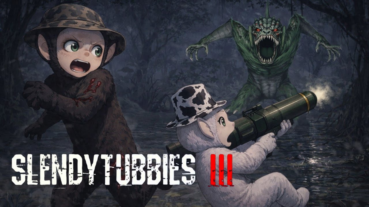 Slendytubbies 3 pero estamos en terreno pantanoso (Literalmente)