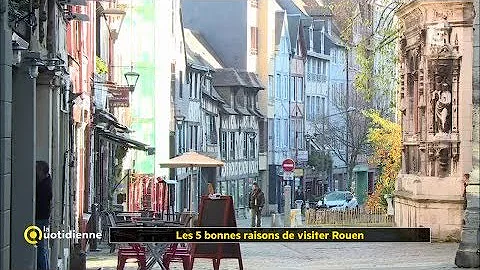 Où es situe la ville de Rouen ?