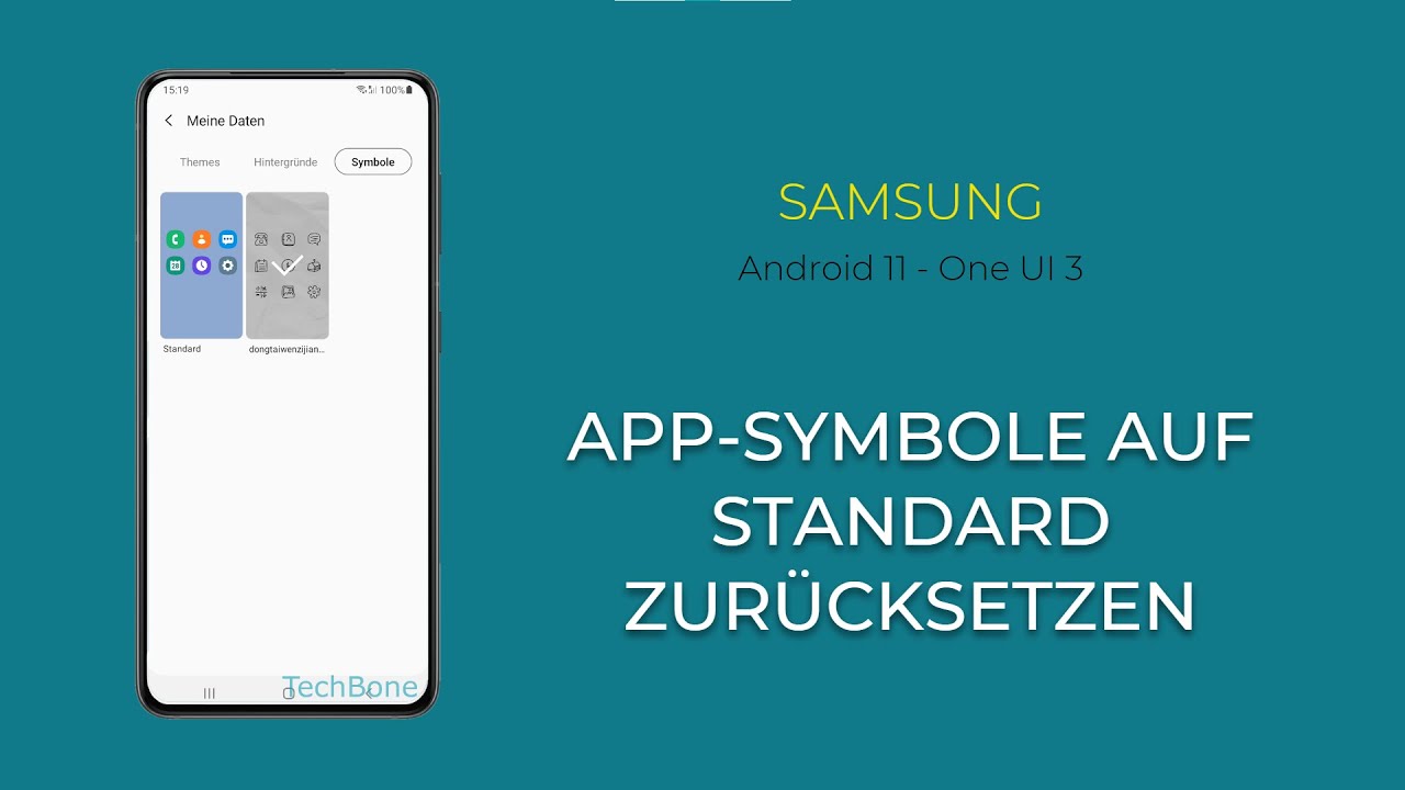 Samsung Galaxy S7 Symbol Dreieck Mit Zwei Pfeilen App-Symbole auf Standard zurücksetzen - Samsung [Android 11 - One UI 3
