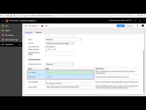 Create Salesforce Connection