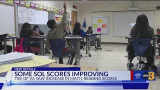 SOL scores improve slightly in Virginia, Youngkin says more work needs to be done