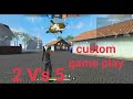 Free fire hackers custom game play please saport him  like this subscribe