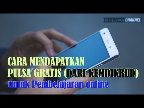 Cara Mendapatkan Pullsa Data GRATIS dari Kementrian Pendidikan untuk pem...