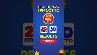 Recap: 5PM Lotto Result Today April 30, 2026 PCSO