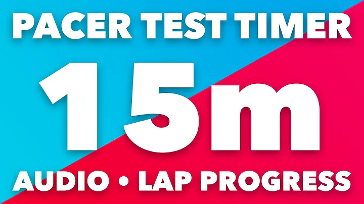 PACER Test Timer - 15m - Audio, Levels, Lap Pace Indicator - No Music -  Beep Test Timer