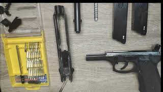【エアガン】DIY 自分で壊れたエアガンを修理する！ /  Fix Airsoft Gun by myself(WE Beretta 92F)！