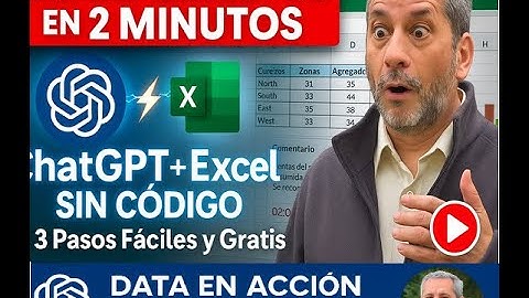 AUTOMATIZA REPORTES DE EXCEL CON CHATGPT EN 3 PASOS